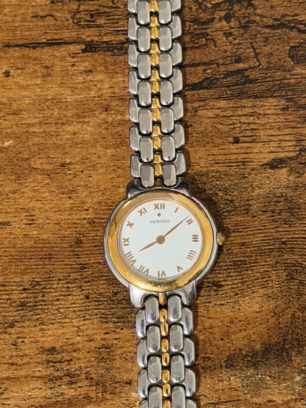 Movado Museum 81.A1.833 Women’s Two-Tone Swiss Quartz Watch 26mm